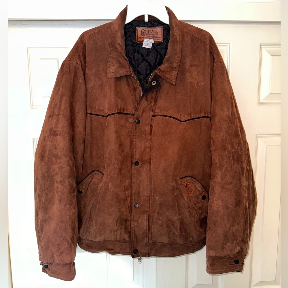 Outback Trading Co. Suede Bomber/Chore Jacket